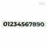 Number sticker - black picture 1