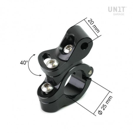 Adjustable bracket for BMW R NineT Garage Unit alternating headlights picture 1