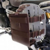 Silver aluminium bag holder Unit Garage BMW R NineT - brown picture 3