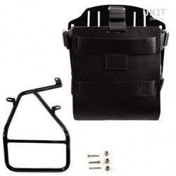 Black aluminium bag holder Unit Garage BMW R NineT - black picture 1