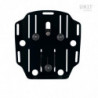 Support de sac en aluminium avec attache rapide - noir