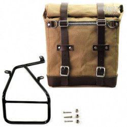 Unit Garage Set beige Scram panniers + right-hand bracket BMW R NineT - 22/30L picture 1