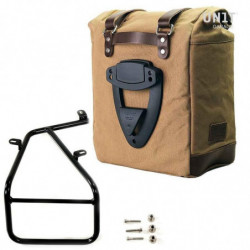 Unit Garage Set beige Scram panniers + right-hand bracket BMW R NineT - 22/30L picture 2
