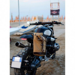 Unit Garage Set beige Scram panniers + right-hand bracket BMW R NineT - 22/30L picture 4
