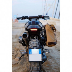 Unit Garage Set beige Scram panniers + right-hand bracket BMW R NineT - 22/30L picture 5