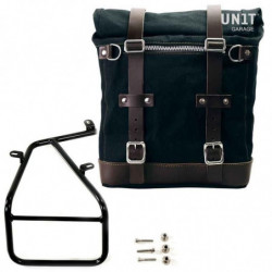 Unit Garage Set black Scram panniers + right-hand bracket BMW R NineT - 22/30L picture 1