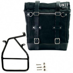 Unit Garage Set black/black Scram panniers + right-hand bracket BMW R NineT - 22/30L picture 1