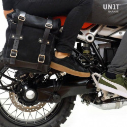 Unit Garage Set black/black Scram panniers + right-hand bracket BMW R NineT - 22/30L picture 2