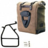 Unit Garage Moss Grey leather pannier set + right-hand bracket BMW R NineT - 22-30L image 2