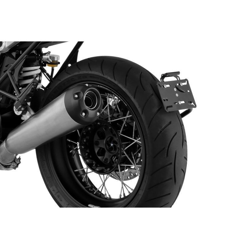 Support de plaque d'immatriculation tubulaire Wunderlich Swing