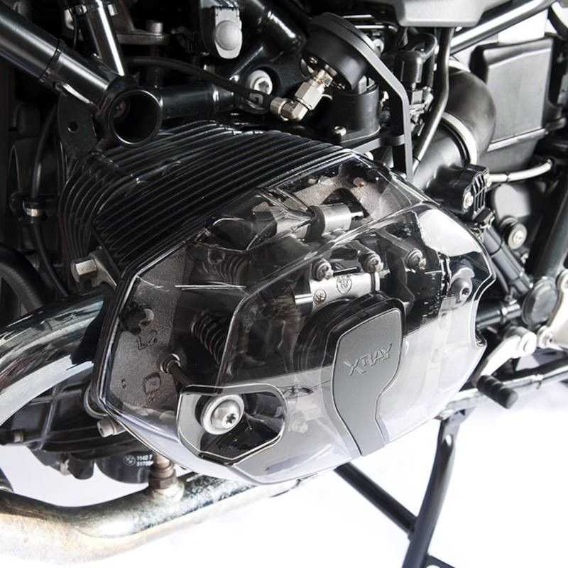 Transparent Rocker Cover X-Ray BMW R NineT rocker covers - clear