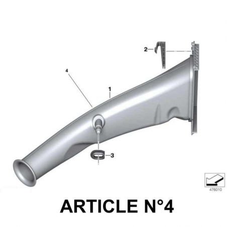 BMW R NineT intake manifold image 1