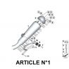 Genuine BMW R NineT Racer muffler 2017-2020 image 1