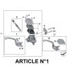 Genuine BMW R NineT brake master cylinder + lever image 2