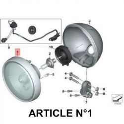 Insert d'optique phare d'origine BMW R NineT image 1