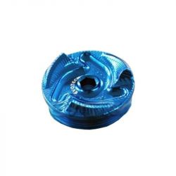 Bouchon d'huile aluminium bleu Evotech image 1