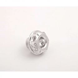 Silver aluminum oil plug Evotech image 1