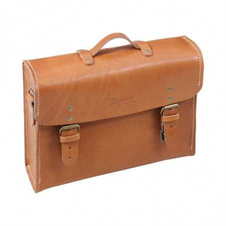 Mallette Hepco&Becker Legacy cuir brun fixation C-Bow