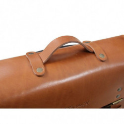 Mallette Hepco&Becker Legacy cuir brun fixation C-Bow