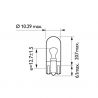 Ampoules Longlife Ecovision W5W 12V - Philips image 1