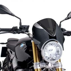 Saute-vent Puig Retrovision Carbone BMW R NineT & Pure - fumé foncé image 1