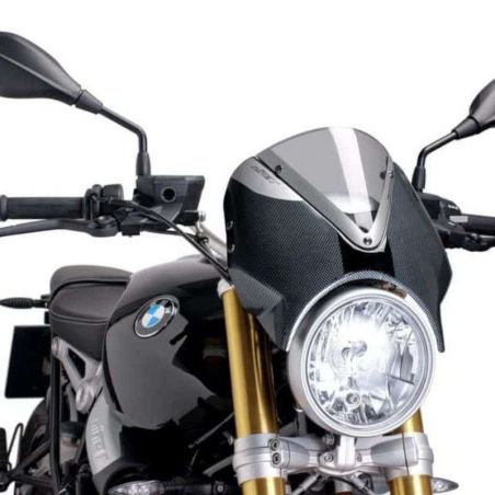 Puig Retrovision Carbon Windscreen BMW R NineT & Pure - light smoke picture 1