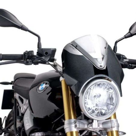 Puig Retrovision Carbon Windscreen BMW R NineT & Pure - clear picture 1