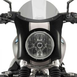 Semi-carenage Puig Retro carbone BMW R NineT Scrambler - fumé clair image 3