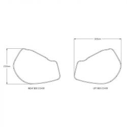 Retro Puig BMW R NineT side plates - silver picture 3