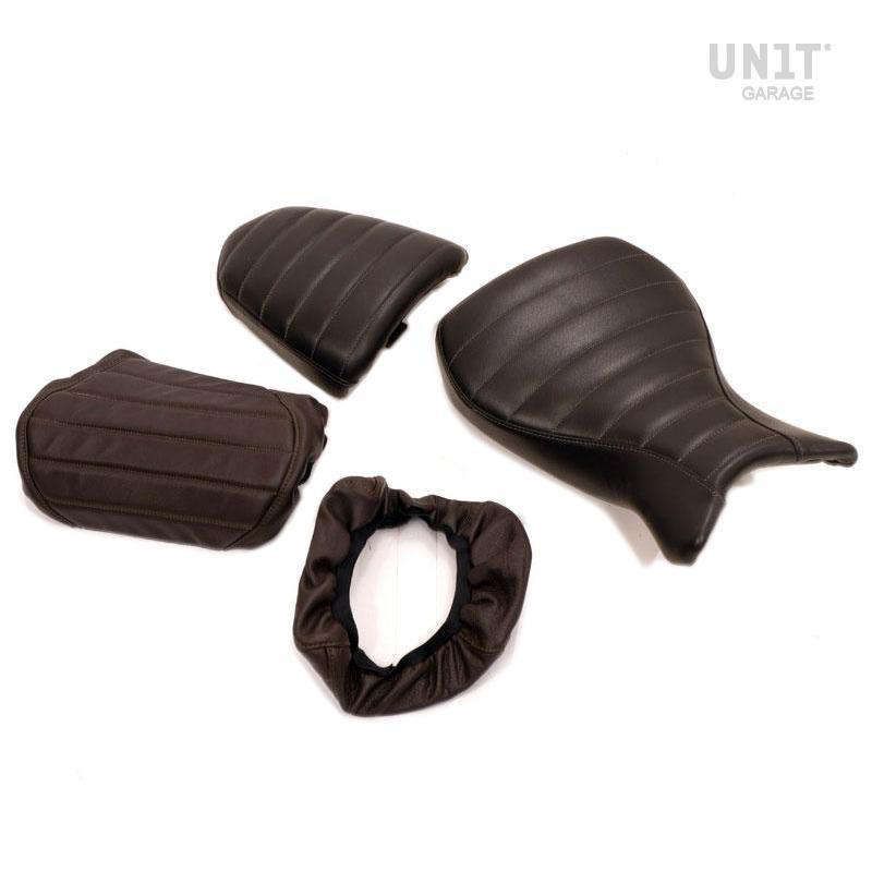 Housse de selle NineT 2 pieces marron image 1