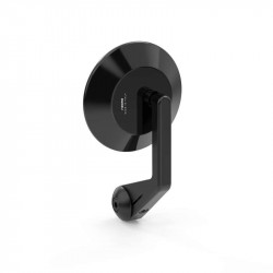 Rizoma Eccentrico handlebar mounted mirror BMW R NineT - black picture 3