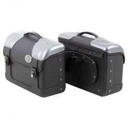 Sacoches Hepco&Becker Strayker noires fixation C-Bow image 1