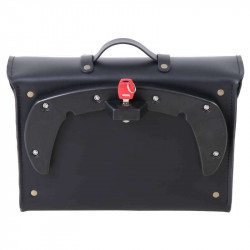 Sacoche Hepco&Becker Legacy cuir noir fixation C-Bow image 2