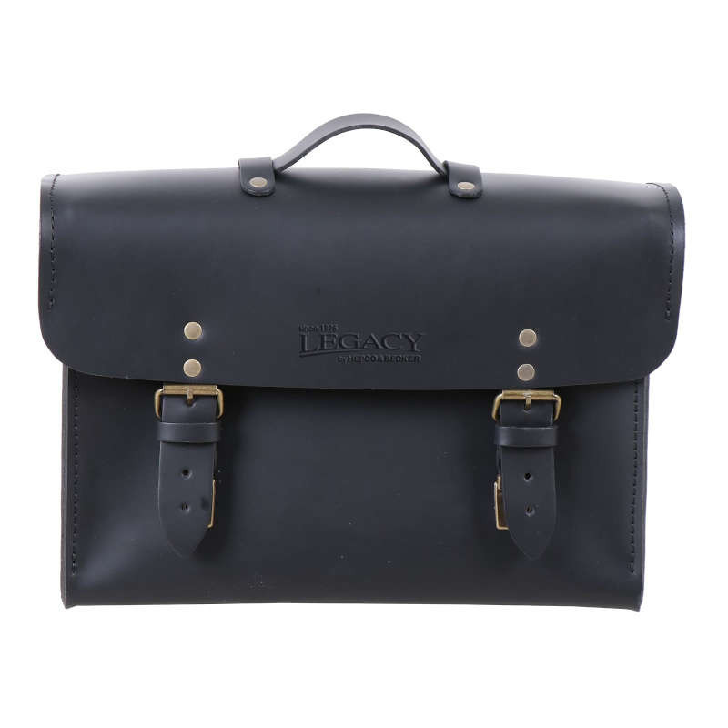 Sacoche Hepco&Becker Legacy cuir noir fixation C-Bow image 1