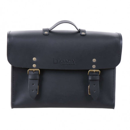 Sacoche Hepco&Becker Legacy cuir noir fixation C-Bow image 1