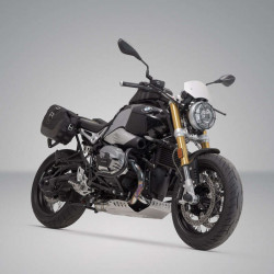 Kit 2 sacoches laterales Legend Gear Black Edition SW Motech + supports BMW R NineT