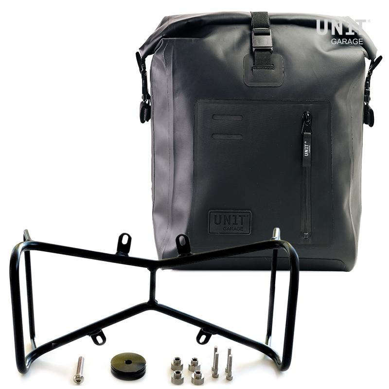 Set Khali bag + symmetrical bracket Unit Garage BMW R NineT - 20/26 liters