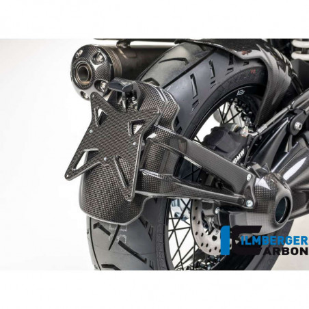 Support de plaque Ilmberger carbone BMW R NineT image 1