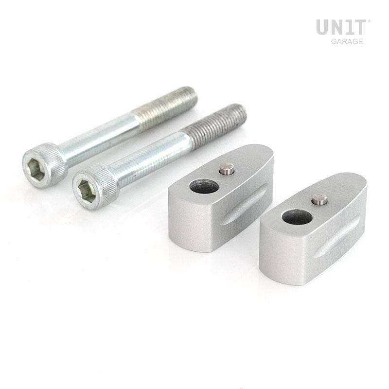 Rehausseur De Guidon Pour BMW R Nine T (2014-2023) - Hauteur +30mm, Recul +25mm - Argent Ou Noir - Améliore Le Confort - 7