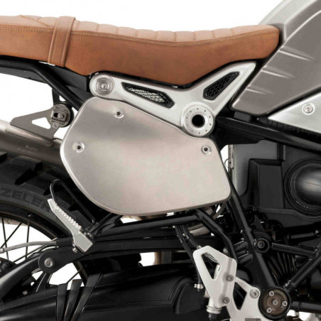 Retro Puig BMW R NineT side plates - silver picture 1