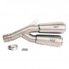 Unit Garage double low exhaust BMW R12 & R12 NineT - Titanium