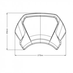Saute-vent Puig Aluminium BMW R NineT 2014-2023 - noir image 4