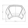 Saute-vent Puig Aluminium BMW R NineT 2014-2023 - noir image 4