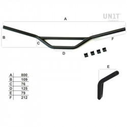 Guidon bas Unit Garage BMW R12 & R12 NineT image 3