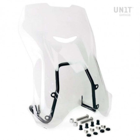 Unit Garage windscreen XL and GPS holder BMW R12 & R12 NineT- clear picture 1