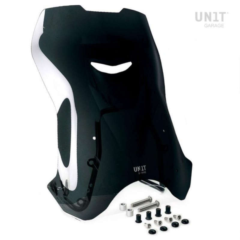 Unit Garage windscreen and GPS holder BMW R12 & R12 NineT- dark smoke picture 1