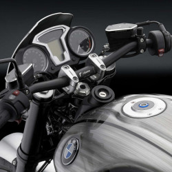 Guidon à section variable (Ø 22-29 mm/H 55 mm) Rizoma BMW R12 NineT - or image 2