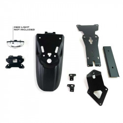 Paris Dakar rear mudguard for Unit Garage BMW R NineT - black picture 2