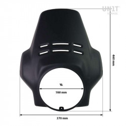 Windshield & mudguard Paris Dakar Unit Garage BMW R NineT Urban GS - black picture 3