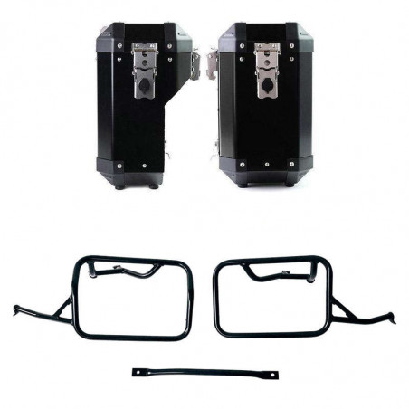 Paire de valises Atlas et cadres Unit Garage BMW R12 NineT image 1